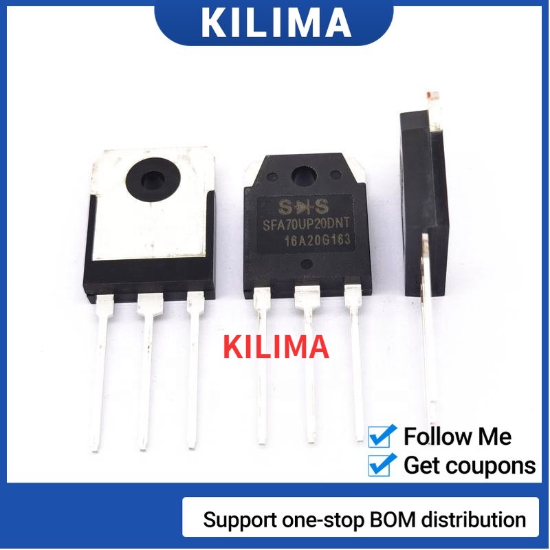 5pcs original sfa70up20dn 70a 200v transistor for welding machines