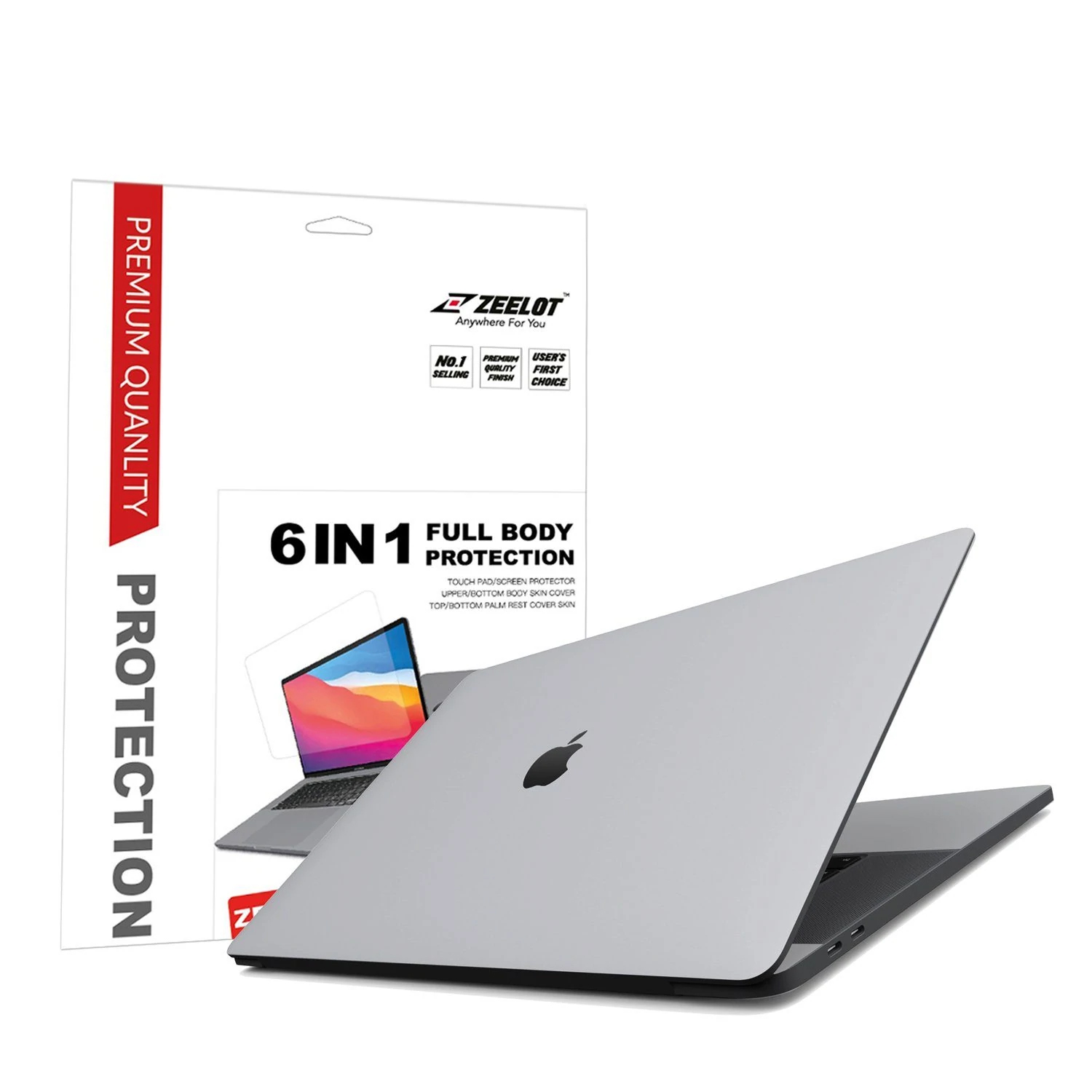 Miếng dán full body zeelot guard 6 in 1 macbook air 13 / pro 13 / pro 16