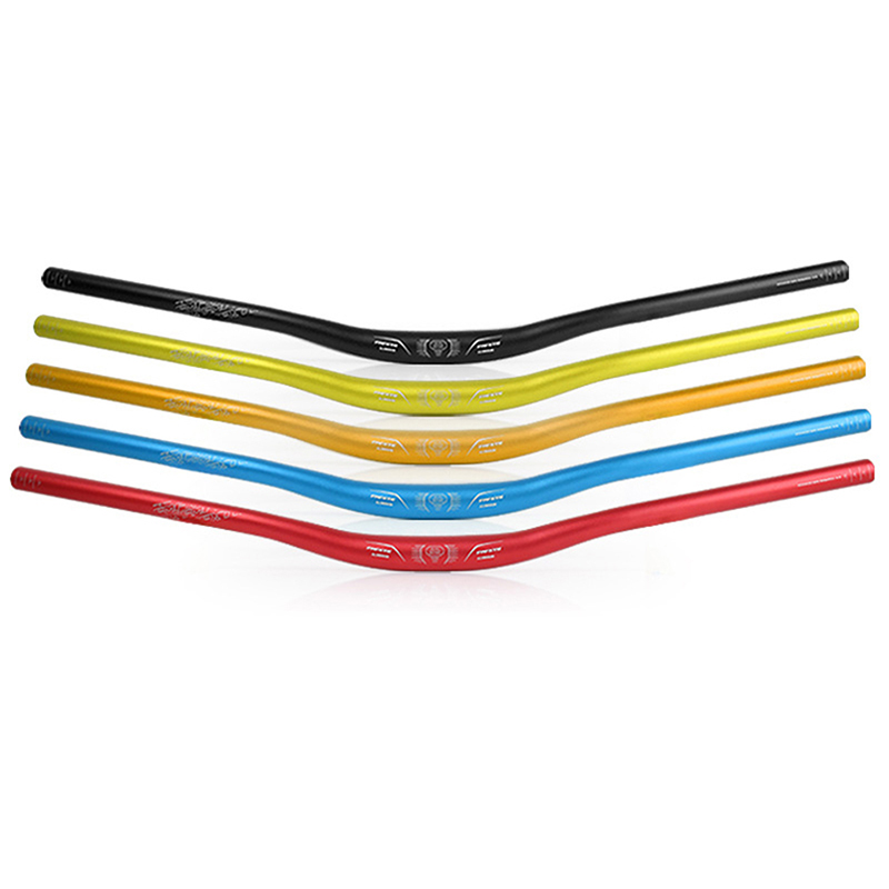 [Oliver Timmy] Aluminum Alloy Handlebar Horizontal MTB Bicycle Riser 720mm Swallow Handle Bar