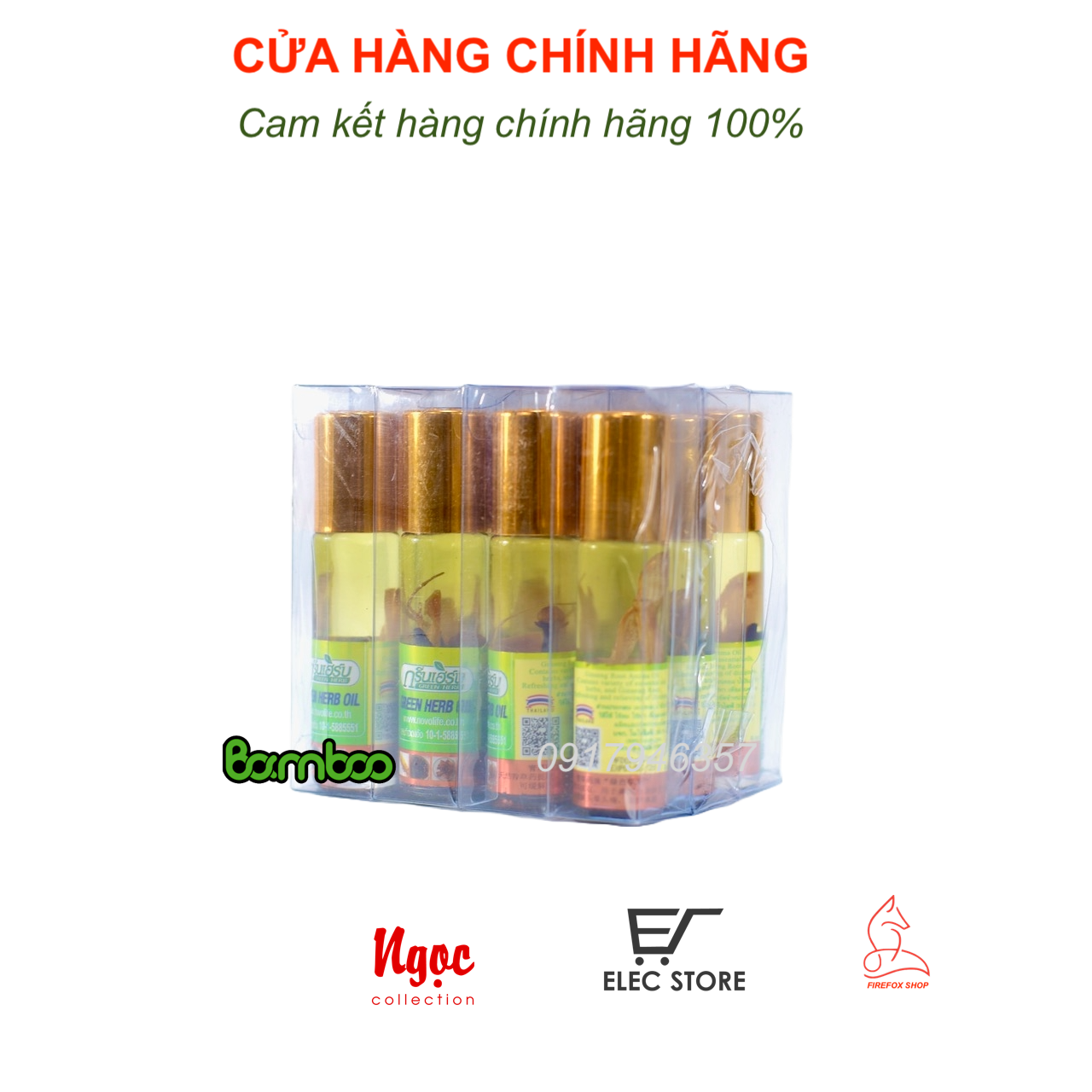 Dầu Sâm Green Oil Herb 8ml Thái Lan