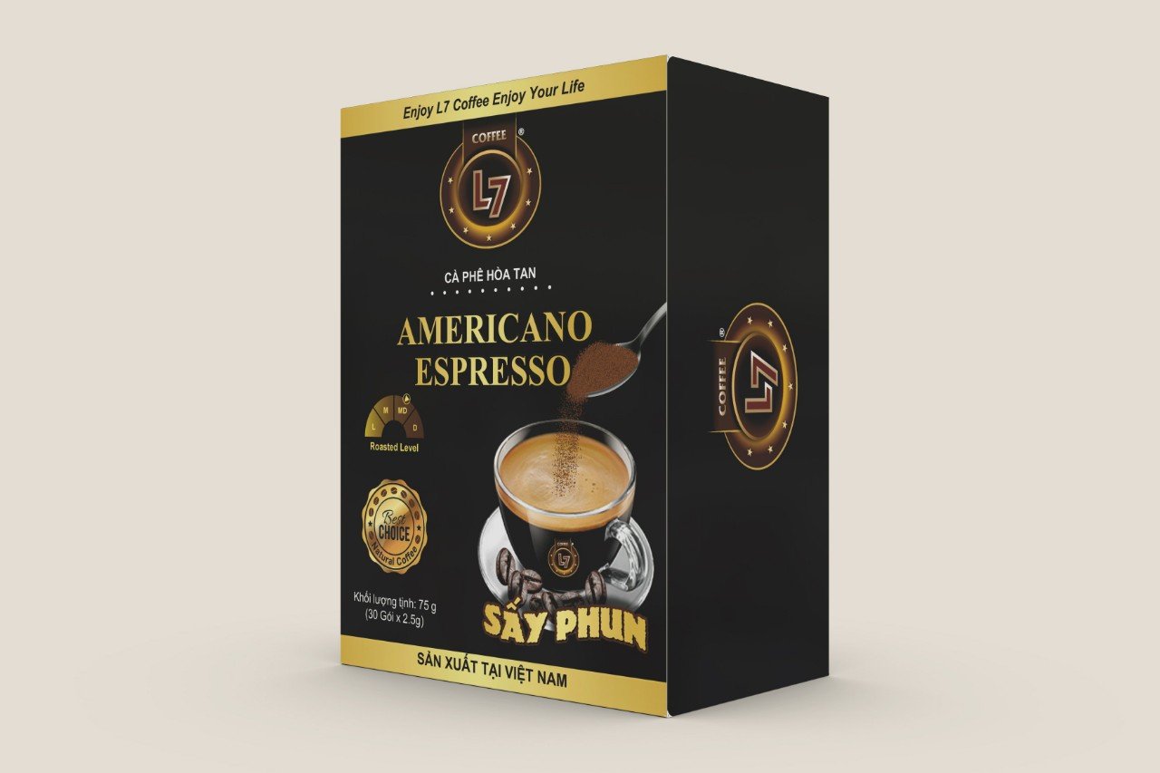 Cà phê hòa tan AMERICANO ESPRESSO – SẤY PHUN L7