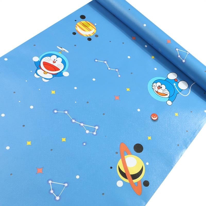 5 Mét Decal Giấy Dán Tường Khổ 45cm Có Sẵn Keo - HỌA TIẾT DOREMON VUI NHỘN