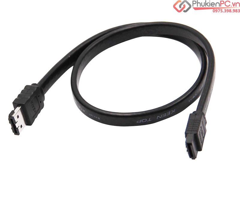 0.5m eSATA to SATA cable for HDD, SSD, docking, HDD box