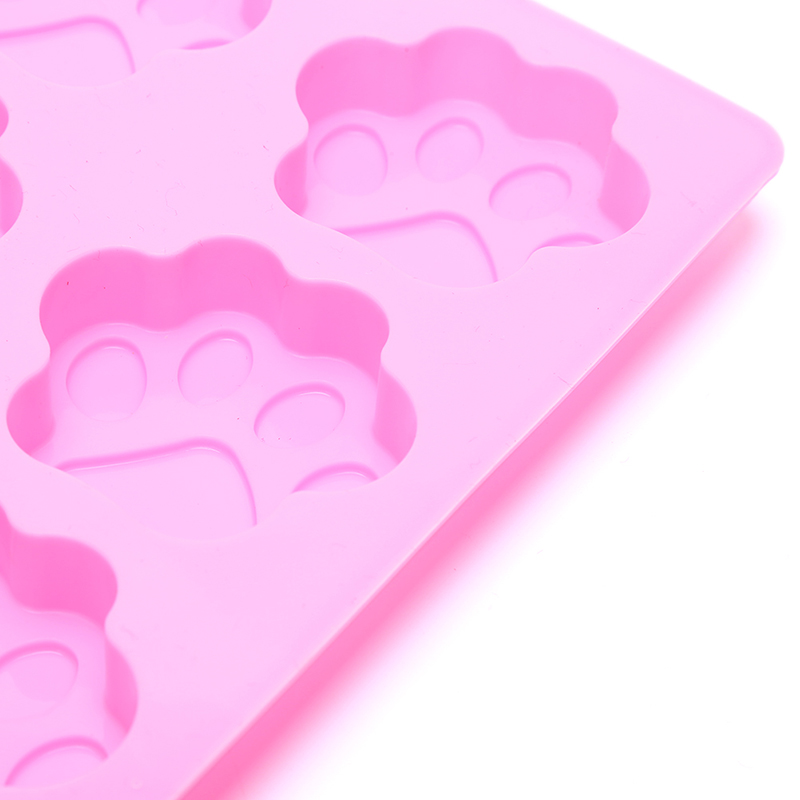 Dog Cat Paw Print Mold Silicone Cake Baking Mold Soap Mold Kitchen Tool