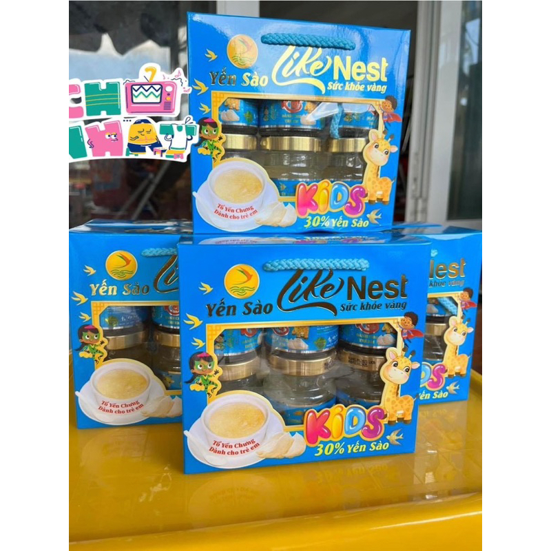 Yến sào Like Nest hop 6 hủ giao ngẫu nhiên