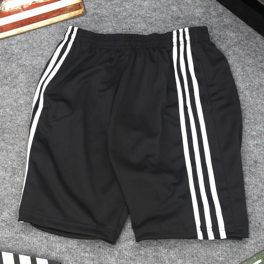 Quần Đùi Nam 3 Sọc Quần Short nam vải thun 3 sọc thể thao mặc nhà