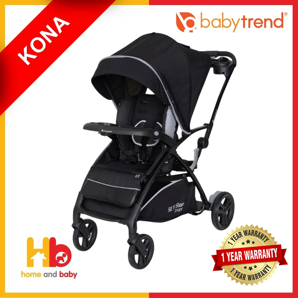 BABY TREND SIT N STAND 5-IN-1 SHOPPER STROLLER KONA Moondust