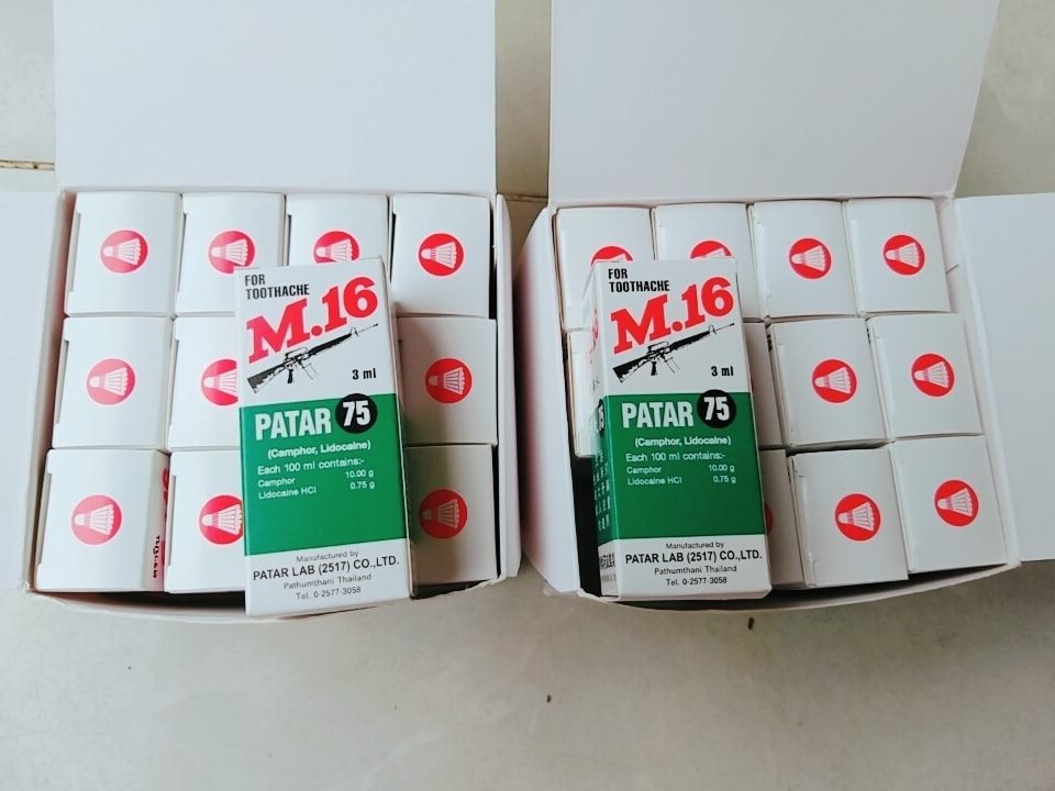 Dầu Chữa Sâu Răng Thái Lan Patar 75 M16 3ml