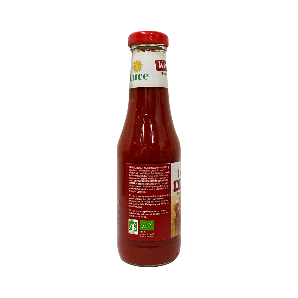 Sốt tương cà ketchup hữu cơ Luce 500g -Leaf organic