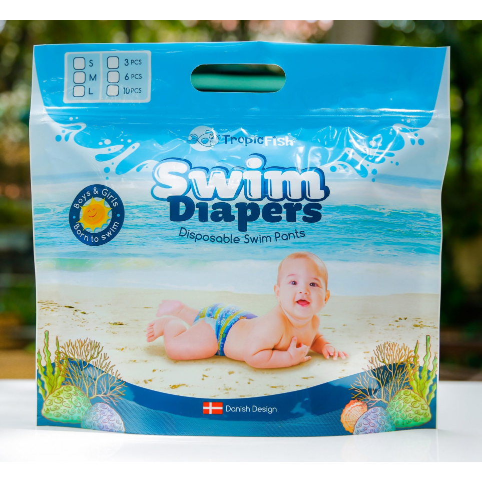 Tã bỉm bơi cho bé tropic fish sản xuất tại đan mạch đủ size s,m,l