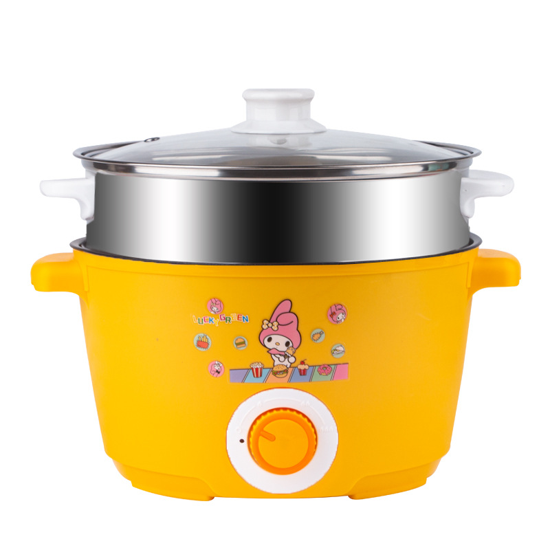 220V Electric Multi Cooker 2.2L Cooking Pot Non-Stick Liner Stew Fry  Skillet Home Rice Cooker 800W Time Setting Noodles Porridge - AliExpress