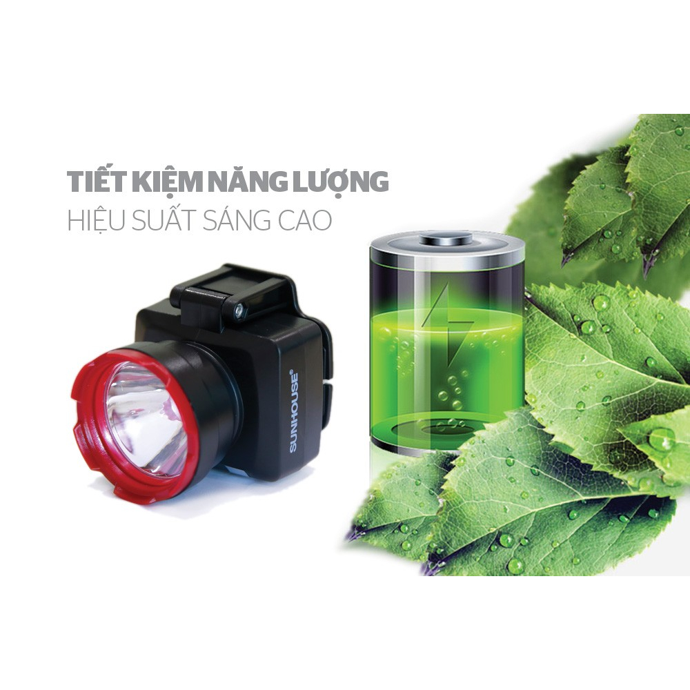 Đèn Pin Đội Đầu SUNHOUSE SHE 5012 Cỡ Nhỏ