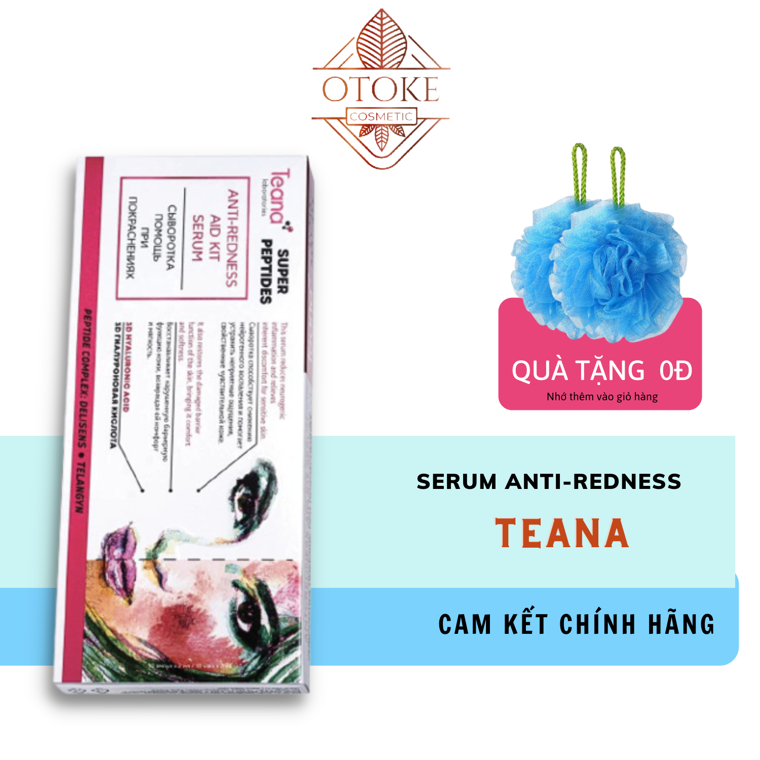 Serum Teana Anti-redness cho da mụn
