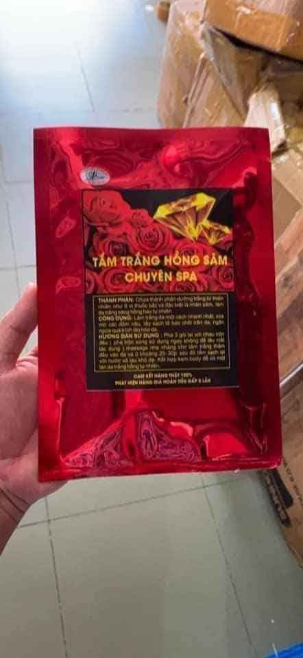 Tắm Ủ Trắng Hồng Sâm Chuyên Spa siêu Trắng