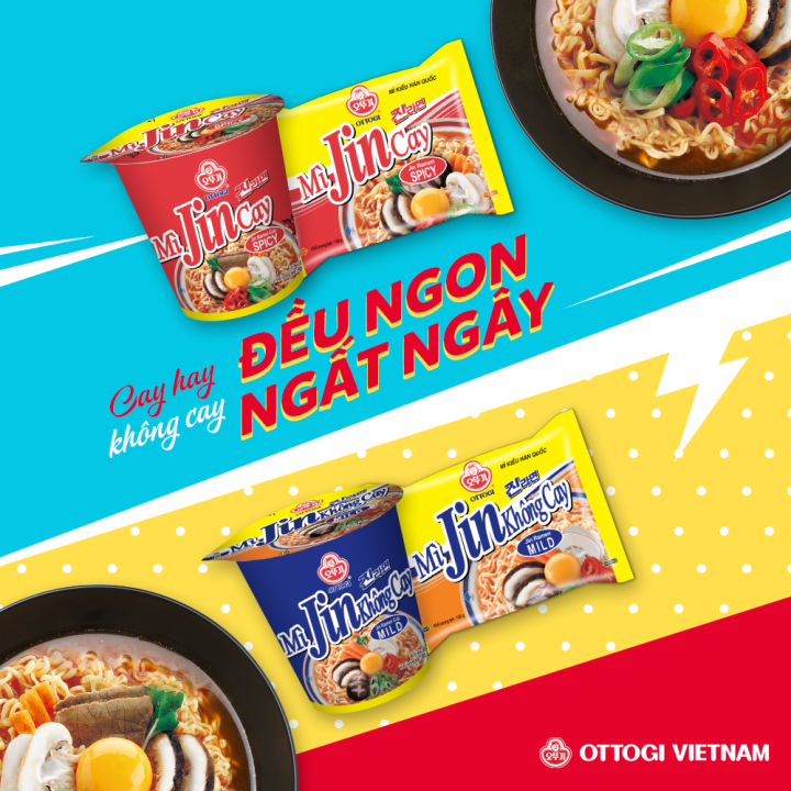 Instant Cup Noodles - Jin Spicy Otoki Cup Noodles 65g