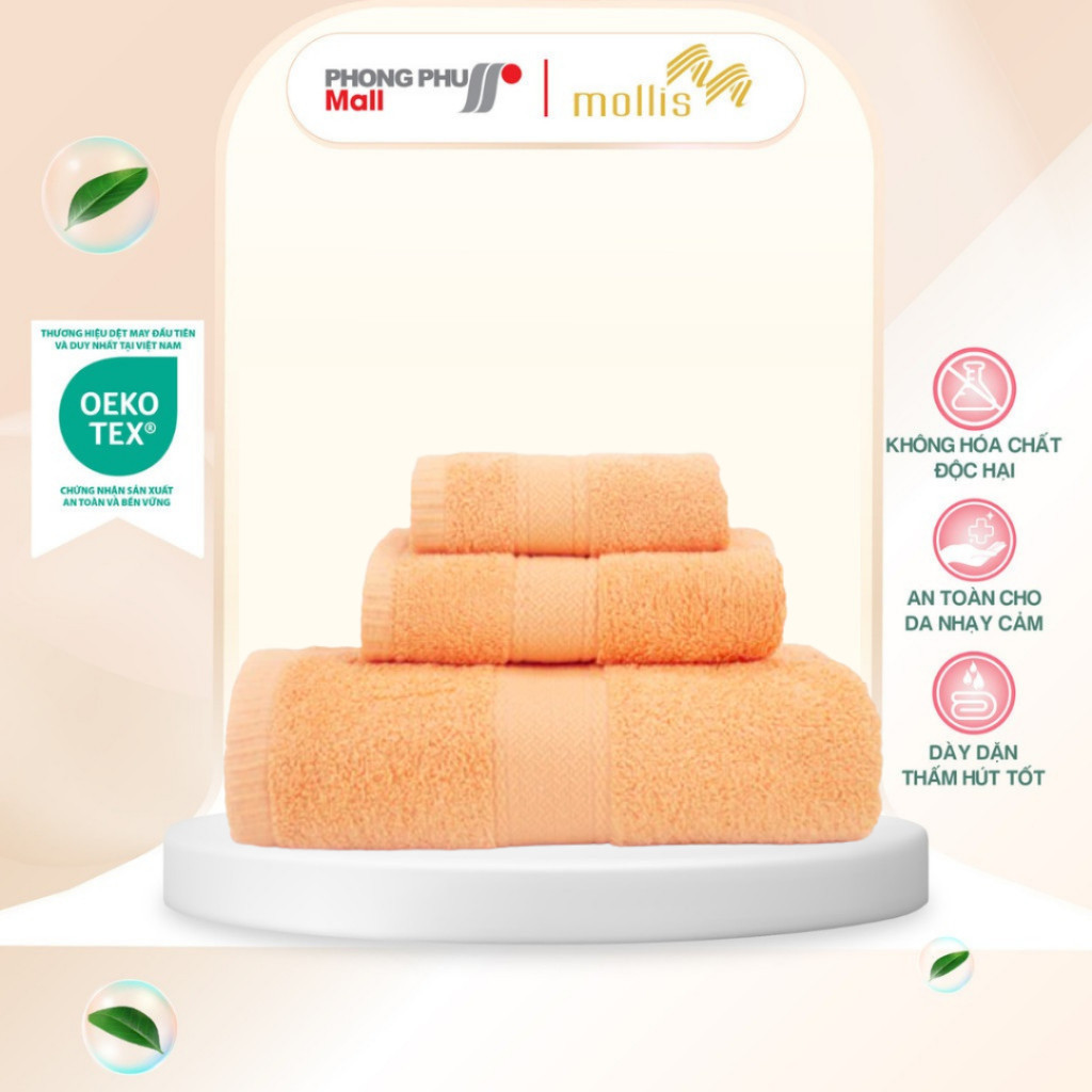 Khăn Mặt Mollis Cotton FM61 40x75cm