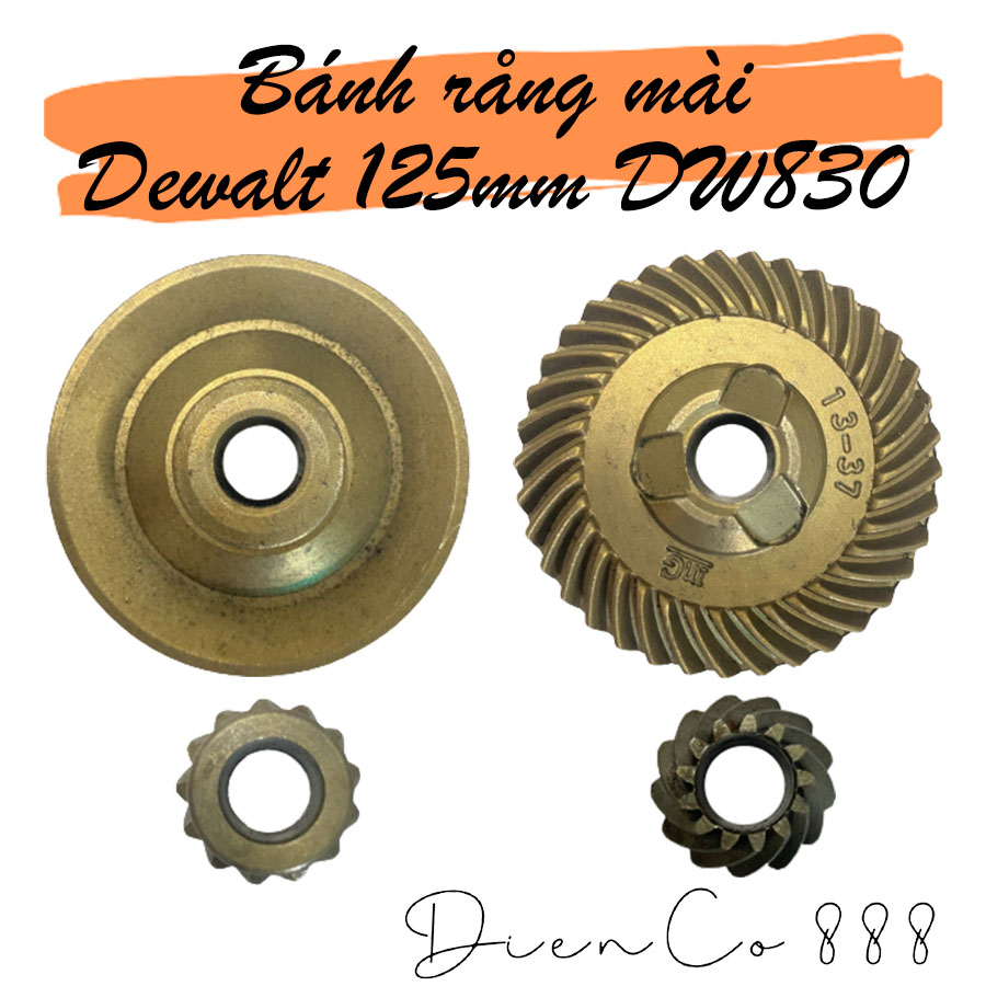 (Set of Gear) Bộ nhông bánh răng mài Dewalt 125mm DW830 (2 chi tiết)