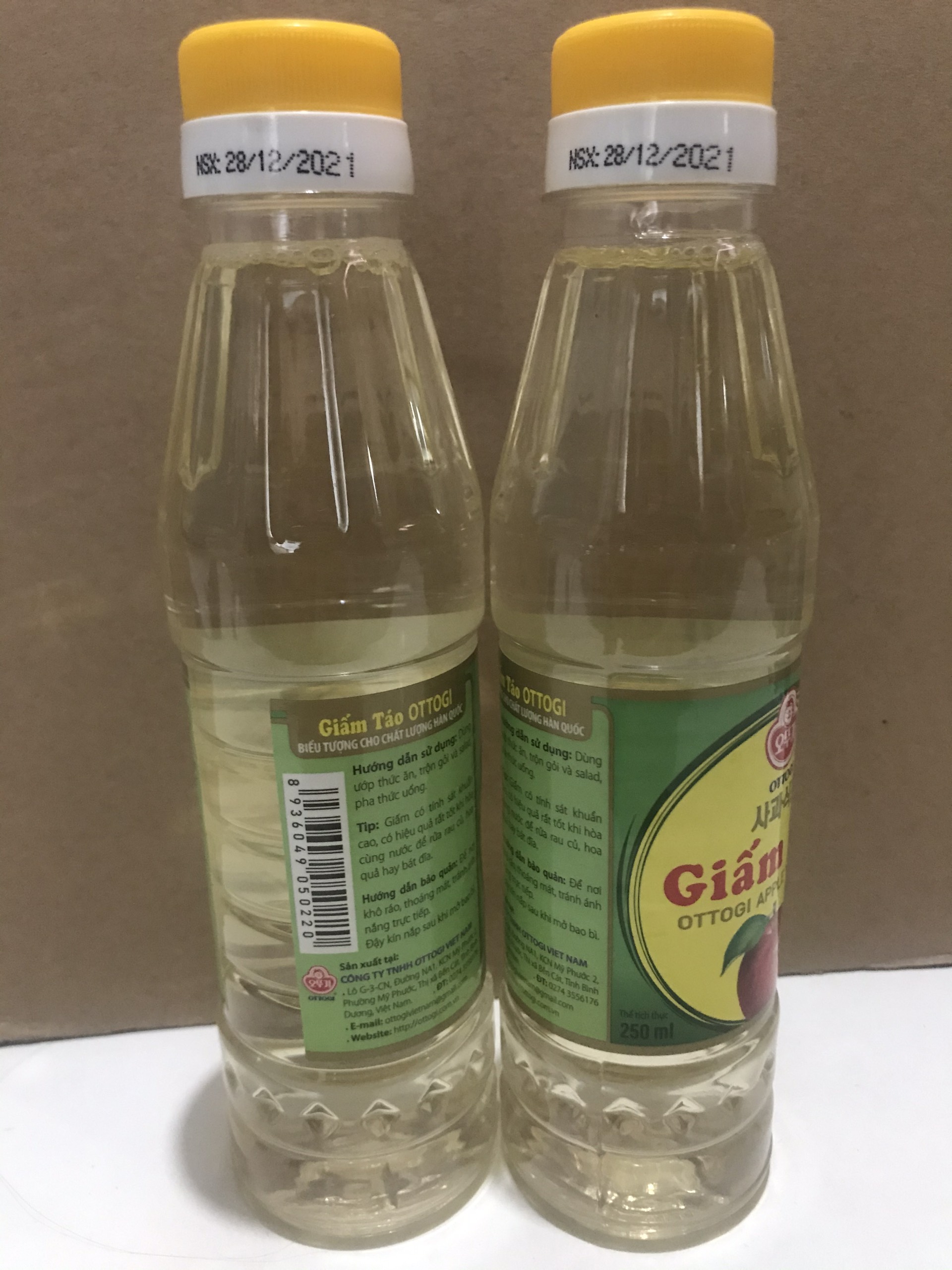 Dấm táo ottogi chai 250ml