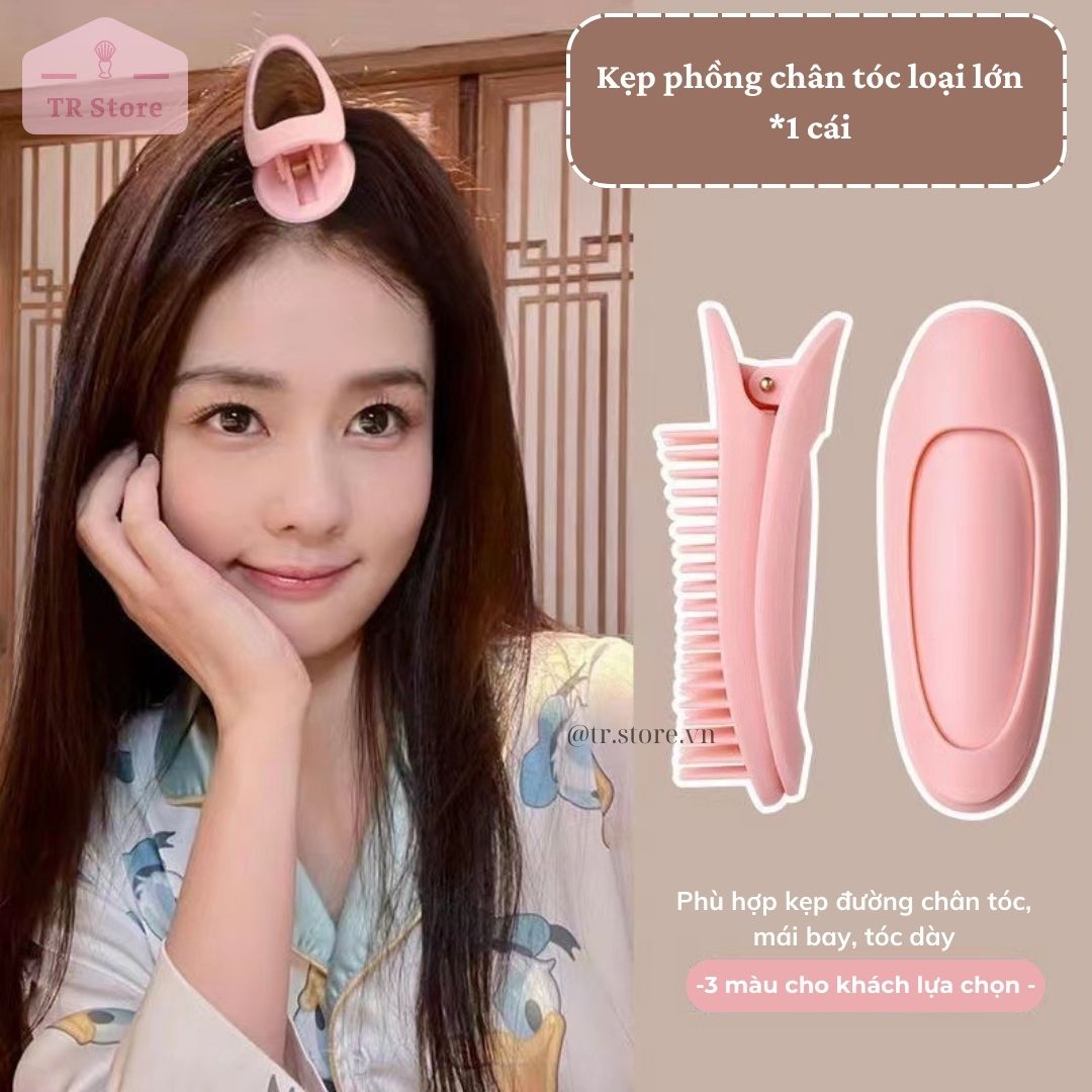 Kẹp phồng chân tóc lẻ 1 cái nhiều màu