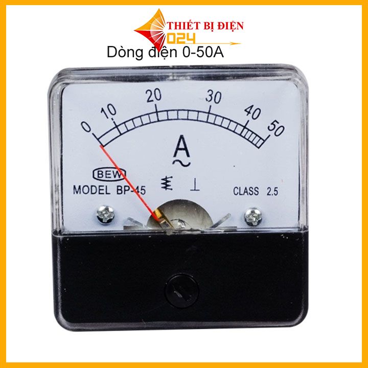 Đồng hồ Ampe kế xoay chiều BEW 5x5x3.5Cm