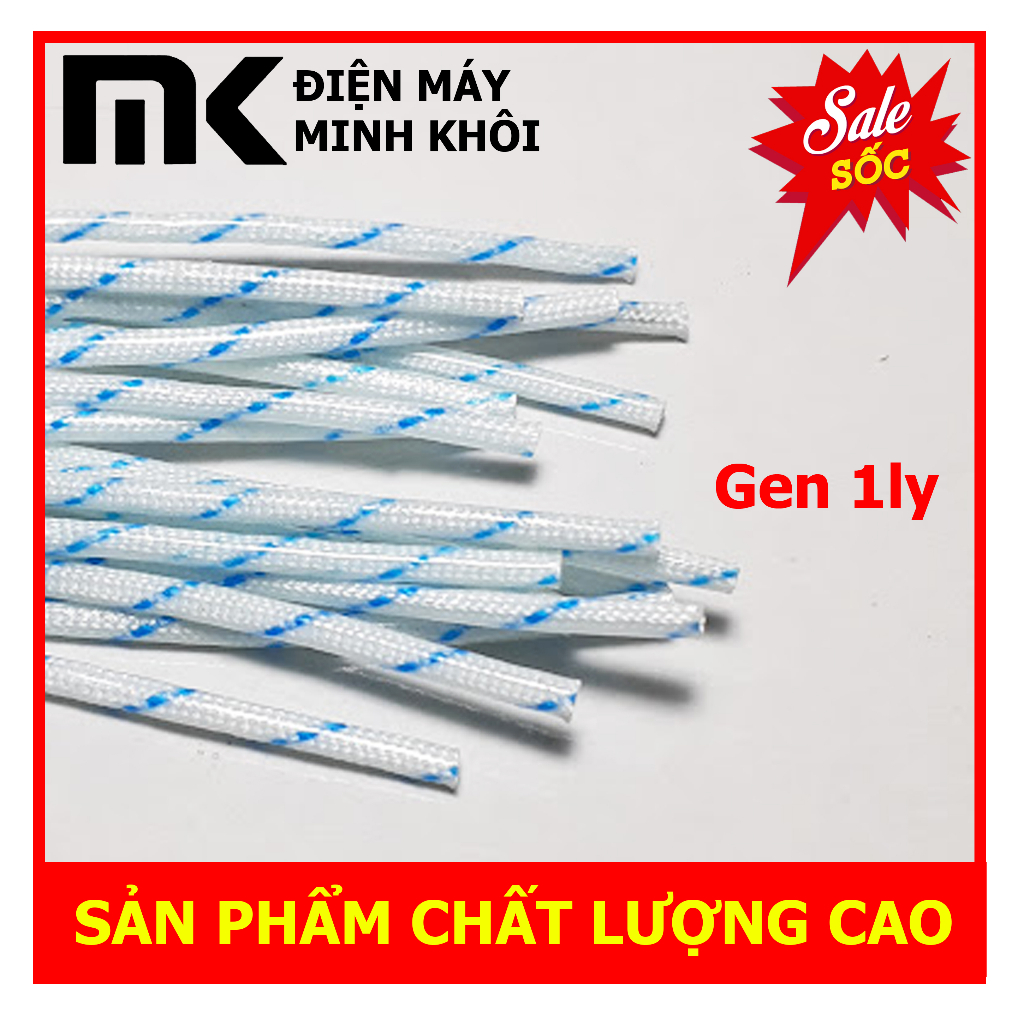 Ống gen thủy tinh cách điện, chịu nhiệt 1 mét