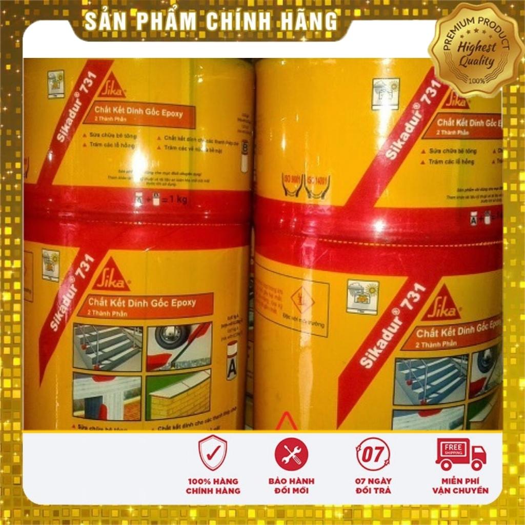 [HCM]Keo epoxy 2 thành phần Sika Dur 731 trám nứt 1kg