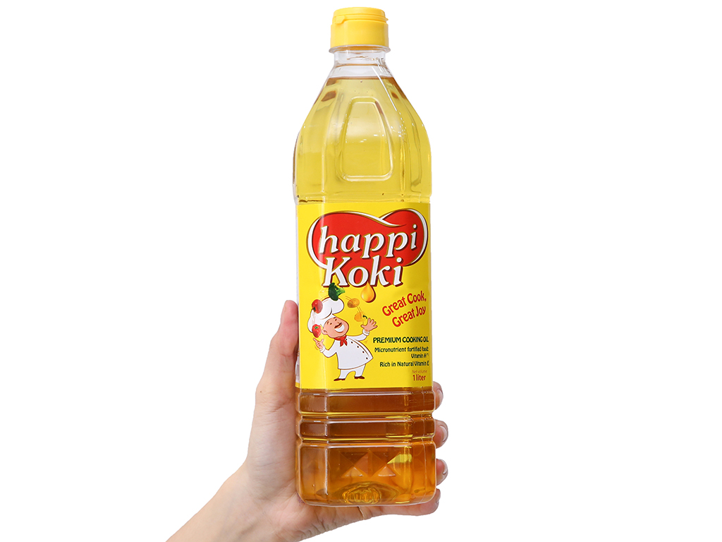 Dầu ăn happy koki 1l