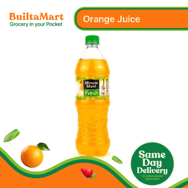 Minute Maid Fresh Orange Juice (800mL) 800Ml Orange Juice Bottle