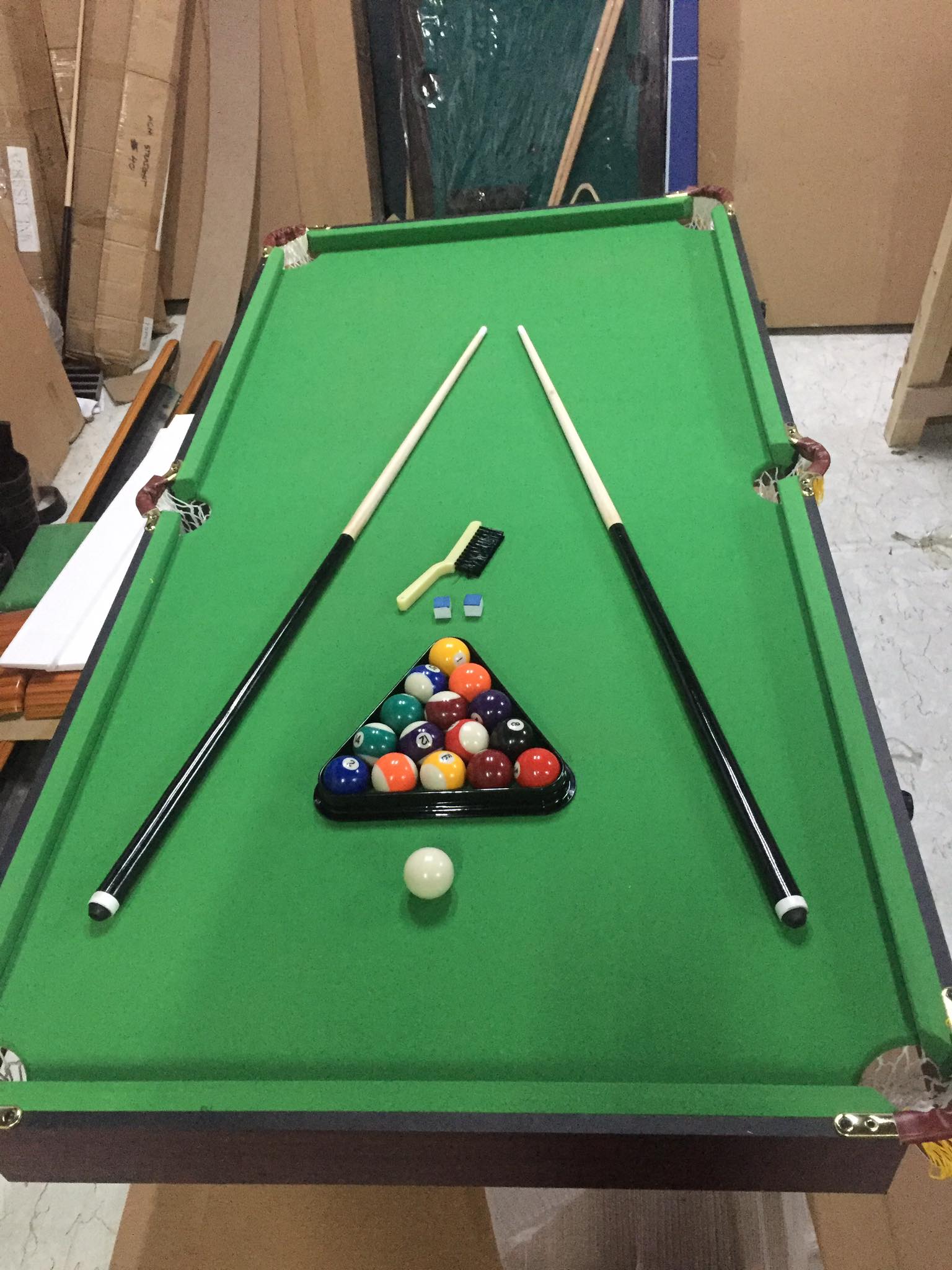 36x72 FOLDABLE MINI BILLIARD TABLE WITH COMPLETE ACCESSORIES/ MINI ...