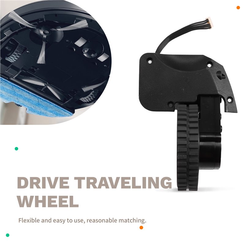 Electronically Controlled Replacement Traveling Wheel for Cecotec Conga 950 1090 1790 2290 Drive Systems