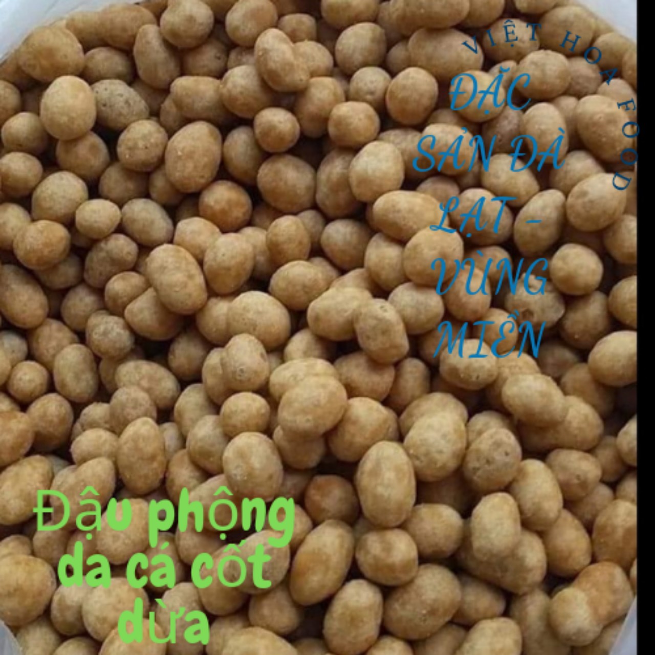 500 Gr Hạt Đậu Phộng Da Cá Cốt Dừa - Giòn Ngon
