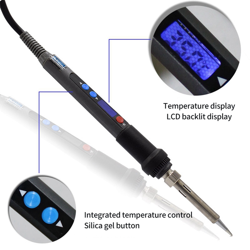 Digital Display Soldering Iron PX988 Portable Soldering Iron Temperature Control EU Plug