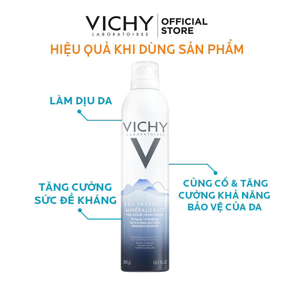 Nước khoáng dưỡng da Vichy Mineralizing Thermal Water