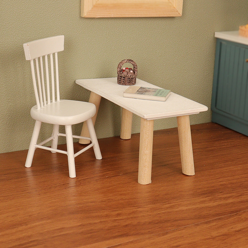 Doll House Simulation Mini Table Living Room Furniture Life Scene Decoration Model Jessica.