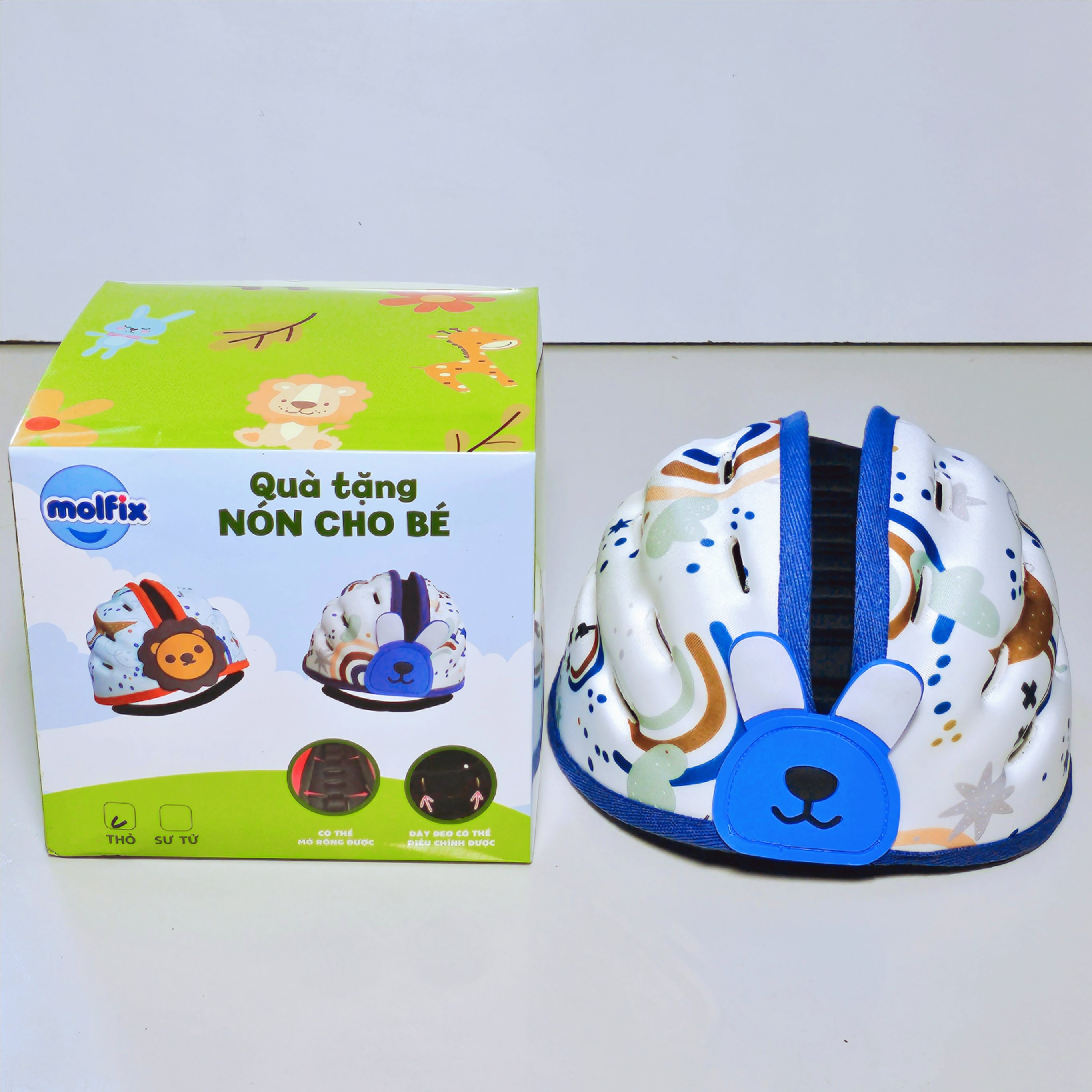 Nón bảo vệ đầu cho bé từ 6 tháng đến 3 tuổi (GIAO MẪU NGẪU NHIÊN)