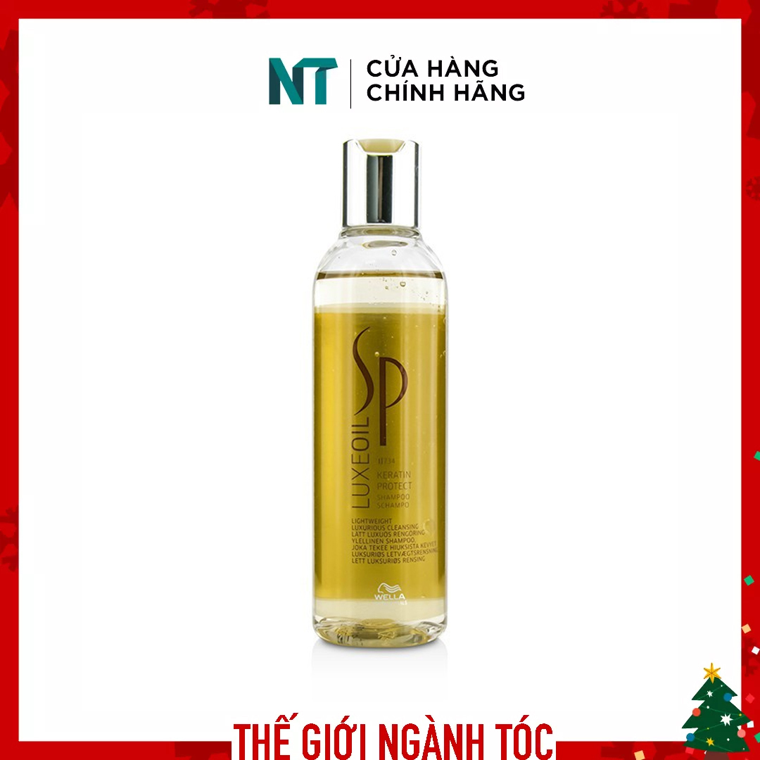 Dầu gội xả sp wella luxe oil phục hồi và chăm sóc tóc hư tổn 200ml
