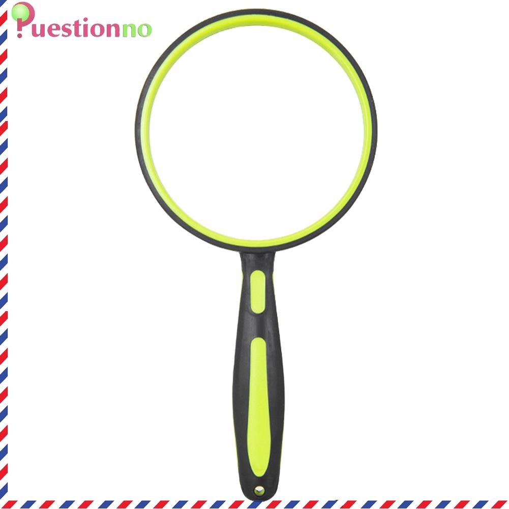 6X/5X/4X Magnifying Glass Handheld Large Magnifying Glass Rubber Handle Reading Magnifier Portable for Reading Newspaper Jewelry