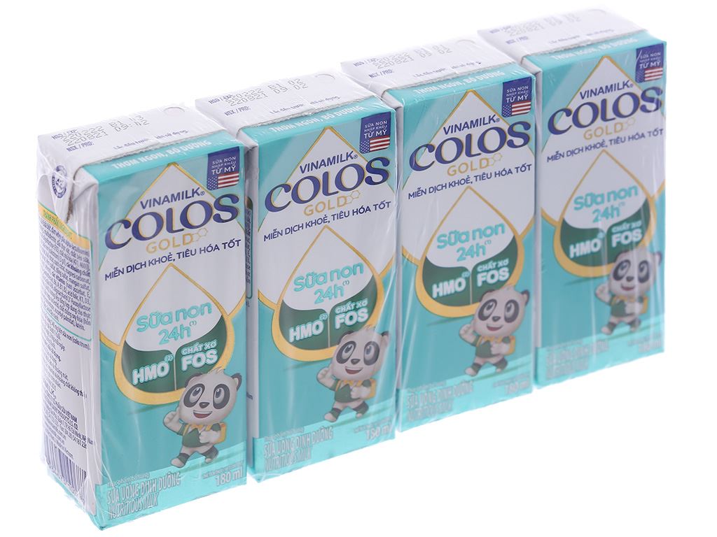 LỐC 4 HỘP SỮA BỘT PHA SẴN COLOS GOLD 180ML