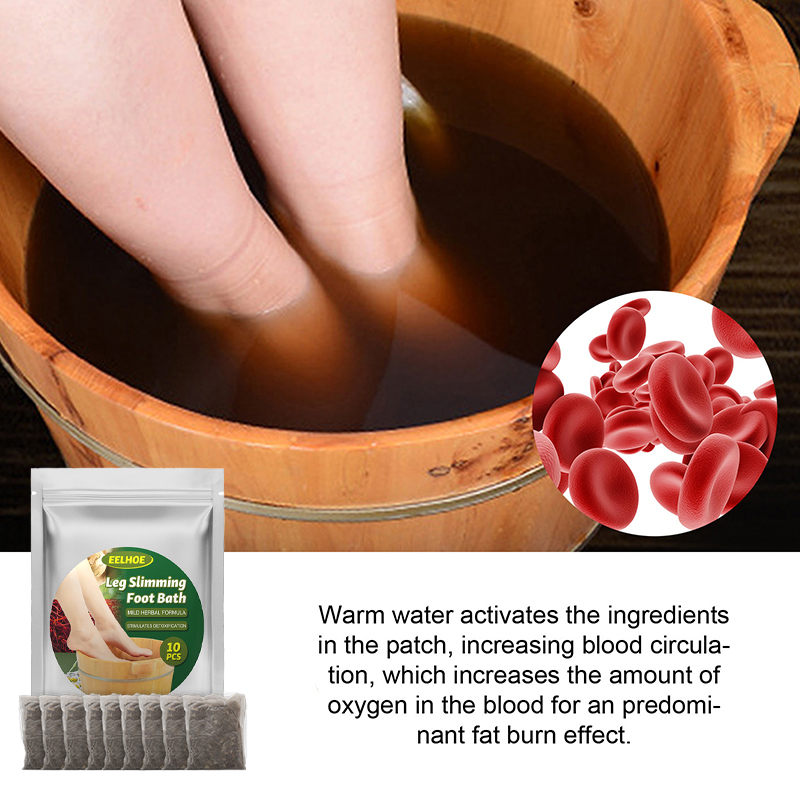 【QIAON】 10cs/Pack Ginger Foot Soak,Foot Soak Pack Ginger Foot Bath Bag