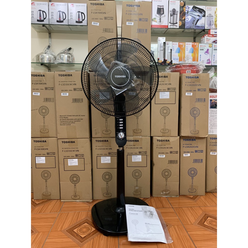 Quạt đứng Toshiba F-LSA10(2 màu đen trắng)