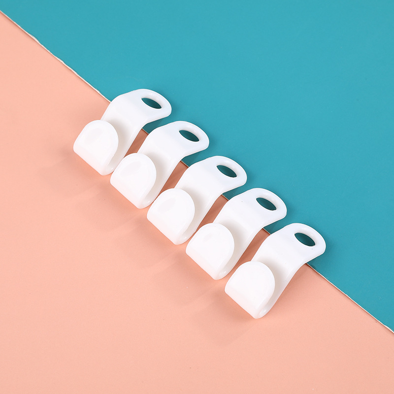 5/10Pcs Mini Clothes Hanger Hook Folding Storage Clothes Rack Wardrobe Hanging Hanger Connection Hook Space Saving Connectors