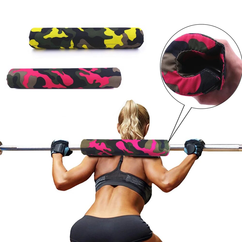 【COOL】 Fitness Barbell Squat Pad Thick Heavy Foam Support Squat Bar ...