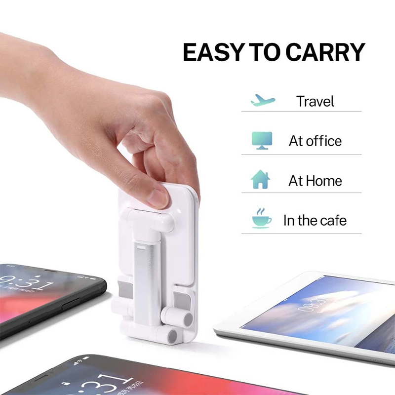 KIPRUN Universal Phone Stand Tablet Phone Holder Desktop Tablet Holder Table Cell Foldable Extend Support Desk Mobile Phone Holder Stand For Android iPhone iPad Adjustable