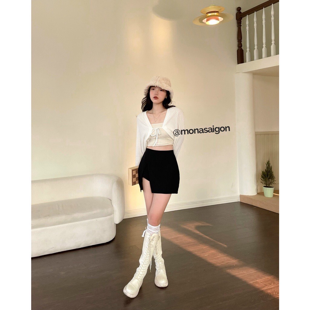 [VOUCHER 12%/149K] Áo cardigan tay dài MONÁ - JENA