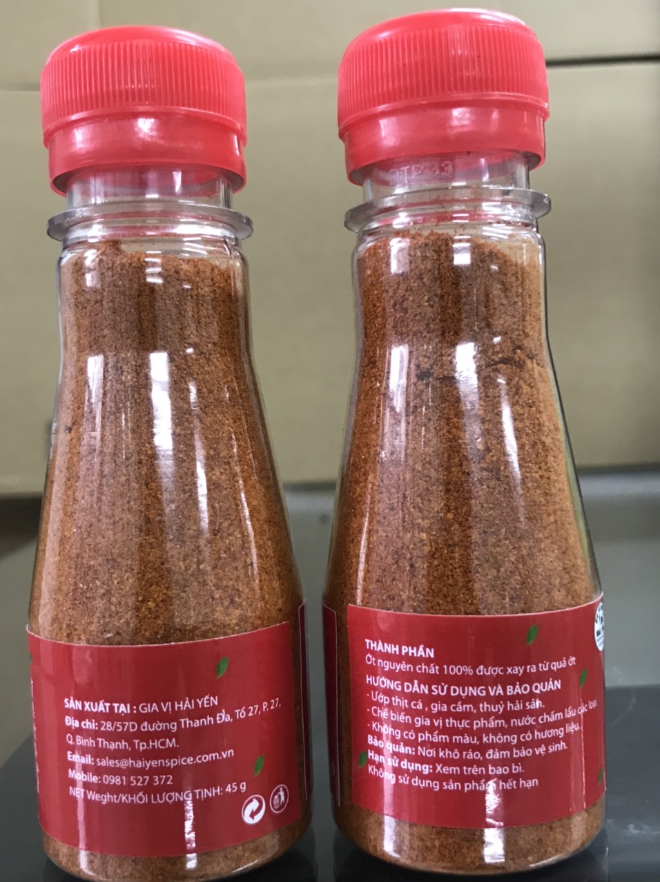 Ớt Xay Siêu Cay Hải Yến 45 g