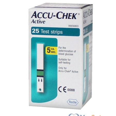 [HCM]Que thử đường huyết Accu Chek Active 50