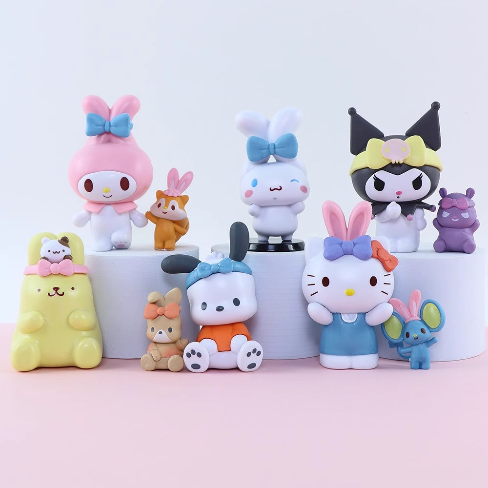My Melody / Cinnamoroll / Kuromi / Purin / Pochacco / Hello Kitty with ...
