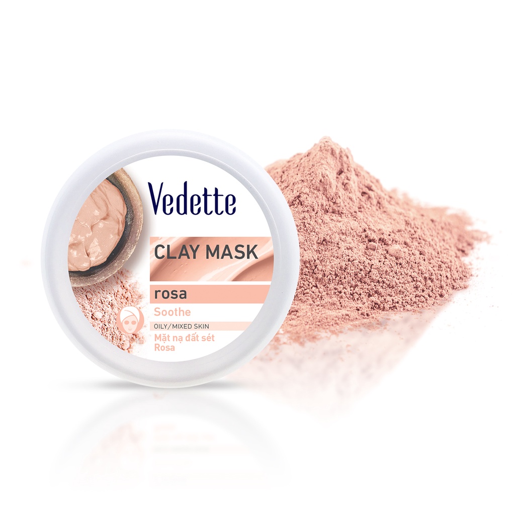 Mặt nạ đất sét Vedette Rosa 145g MNDS-RS-HH0145