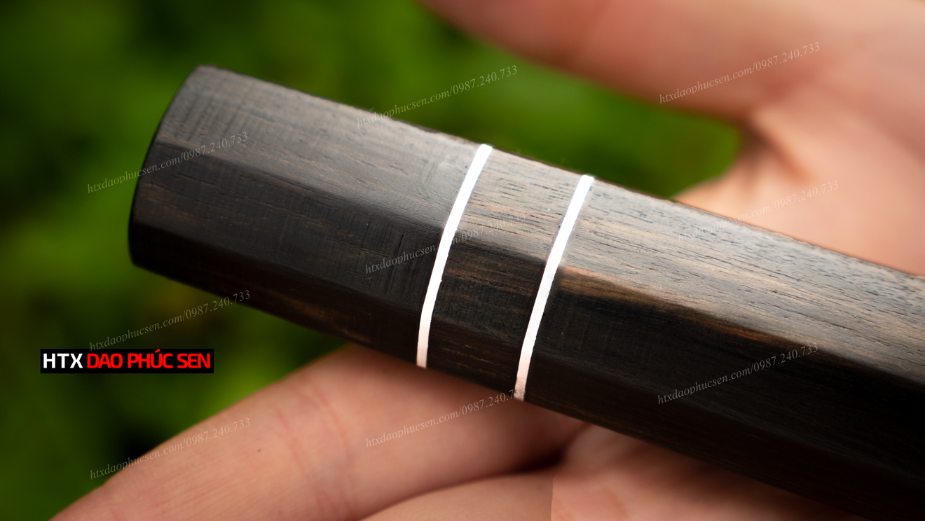 Cán dao Nhật bát giác gỗ - CN02