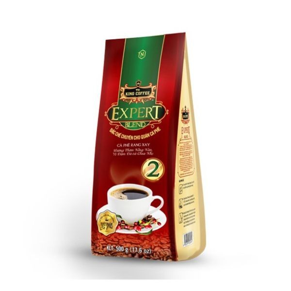 Cà Phê Rang Xay Expert Blend 2 KING COFFEE Túi 500gr